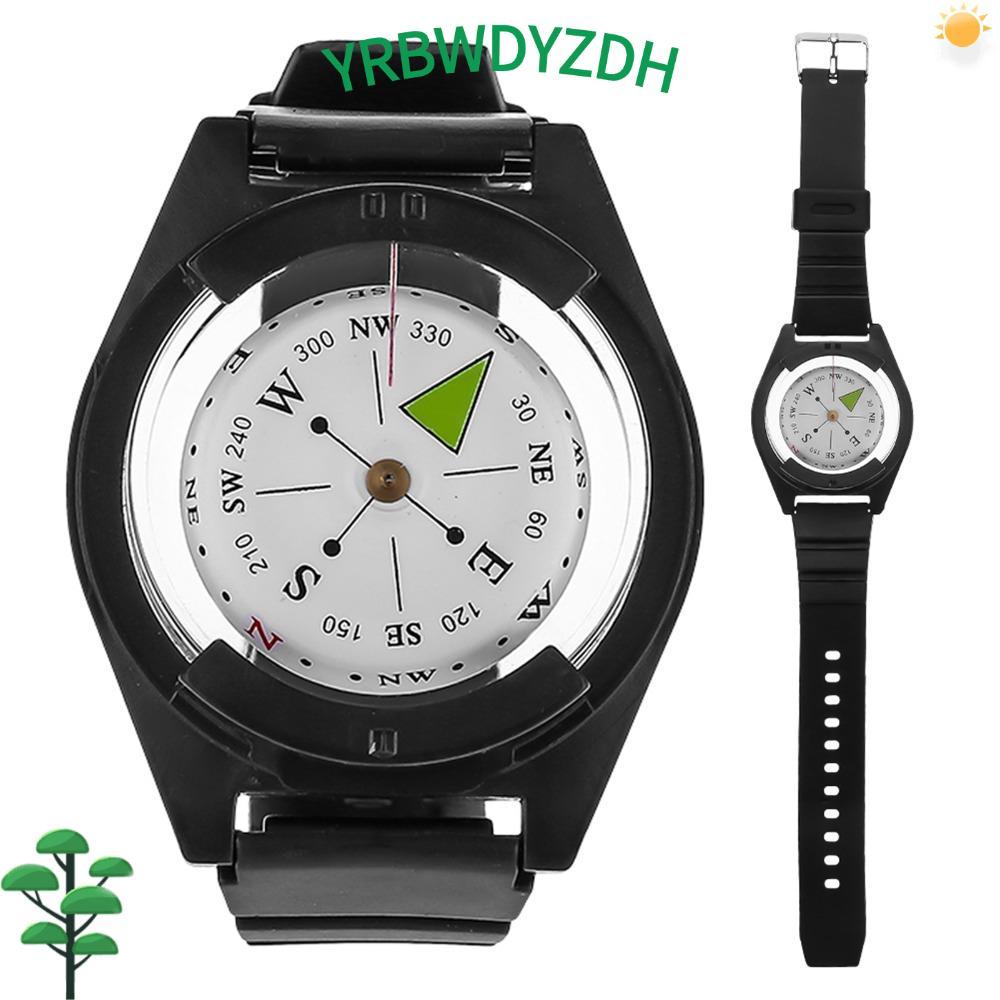 La bàn ngoài trời CRBWDK, La bàn đồng hồ đeo tay silicon ABS, La bàn định hướng Mini bền bỉ có thể đ