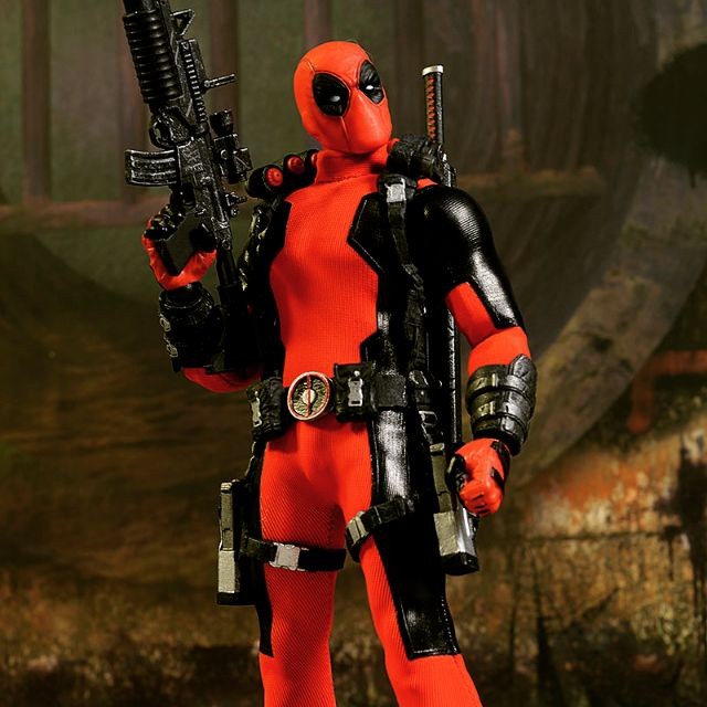 🌟GIÁ HỦY DIỆT🌟 Mô Hình Deadpool Giáp Bằng Vải Thật Có Khớp Cử Động Mezco