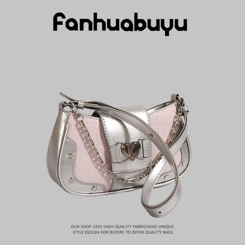 Túi đeo nách im lặng Fanhua Sweet Cool Girl Niche Design Sense One Vai...