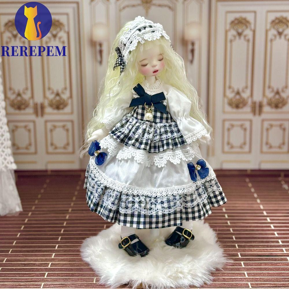 MARTIN1 1 / 6 Quần áo búp bê BJD, Váy treo công chúa búp bê Lolita 30cm đáng yêu, Phụ kiện búp bê Th