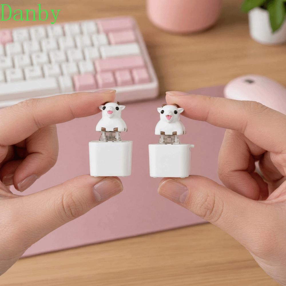 INGALA Little Lamb Pressing Sound Móc khóa, Âm thanh của tôi Bàn phím hành vi vui nhộn Fidget Móc kh