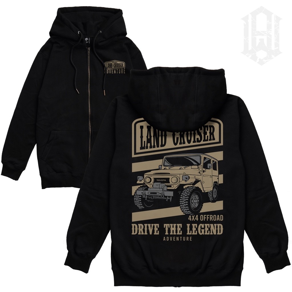 Áo khoác có dây kéo Jeep dành cho người lớn | Áo Hoodie dây kéo Jeep | Áo khoác dây kéo xe Jeep địa 