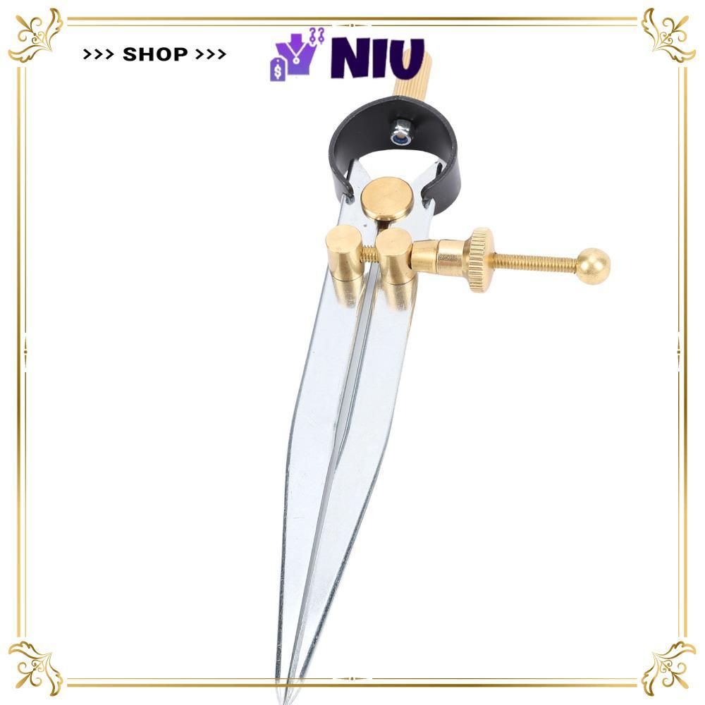 NIU Spring Divider Caliper, Flat Leg Shape Lockable Design Wing Divider Caliper, Có thể điều chỉnh b