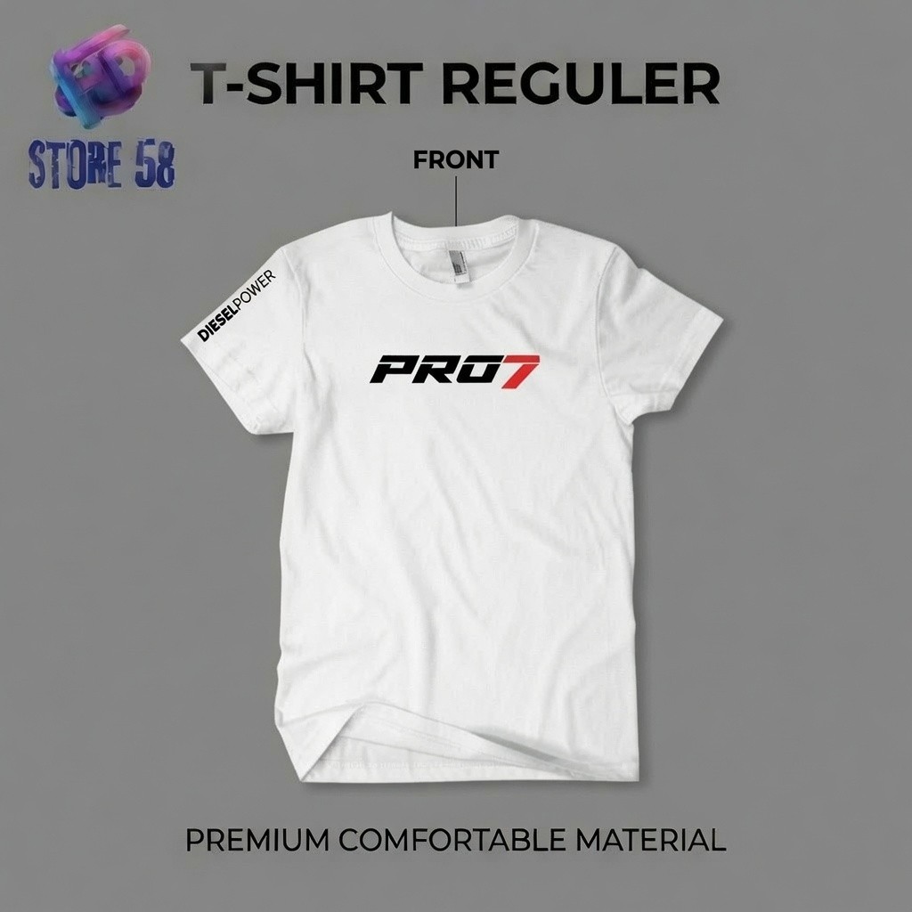 Áo thun nam Diesel Fower Team Pro7, Áo thun phân phối mát mẻ, Chất liệu Unisex 100% Cotton chải kỹ 2
