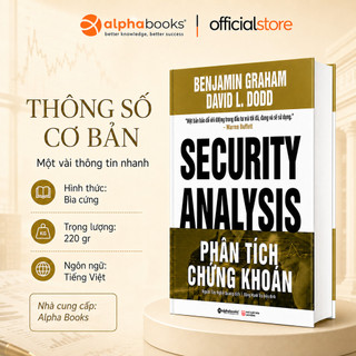 Sách - Phân Tích Chứng Khoán (Security Analysis) - Warren Buffet (Alpha Books)