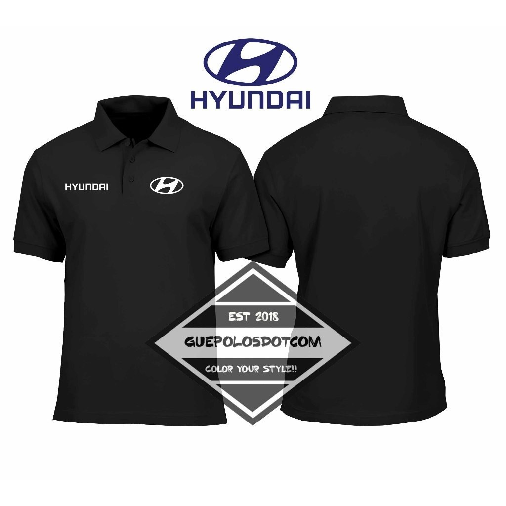 ❈ 【 ❈ ้ ◕ polo 】 HYUNDAI LOO COLLLAR POLOSHIRT - Áo sơ mi cổ HYUNDAI - HYUNDAI LOO COLL POLO - HYUND