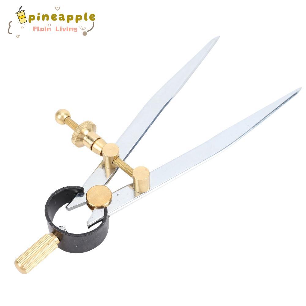 PINEAPH Spring Divider Caliper, Flat Leg Shape Carbon Steel Wing Divider Caliper, Thiết kế có thể kh