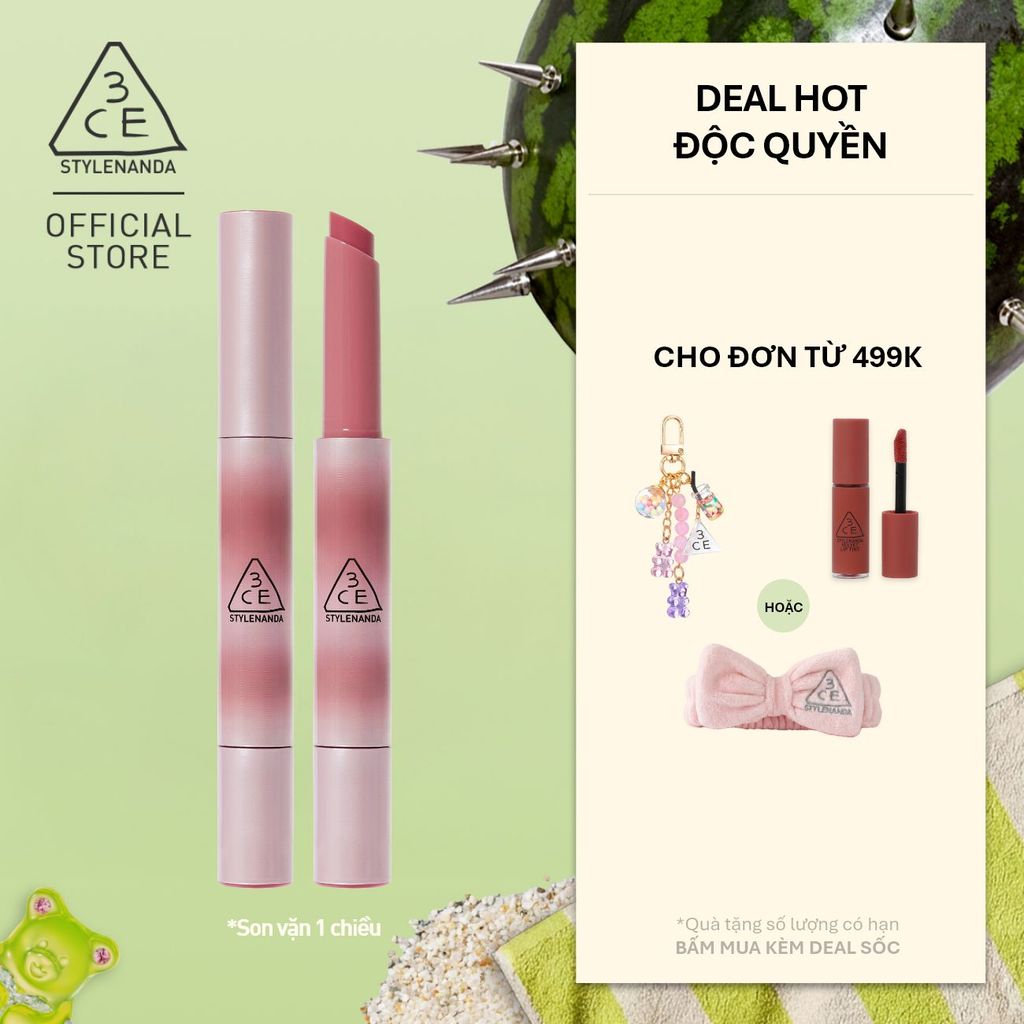 Son bóng dưỡng môi bắt sáng 3CE Shine Reflector (Son vặn 1 chiều) | BigBuy360 - bigbuy360.vn