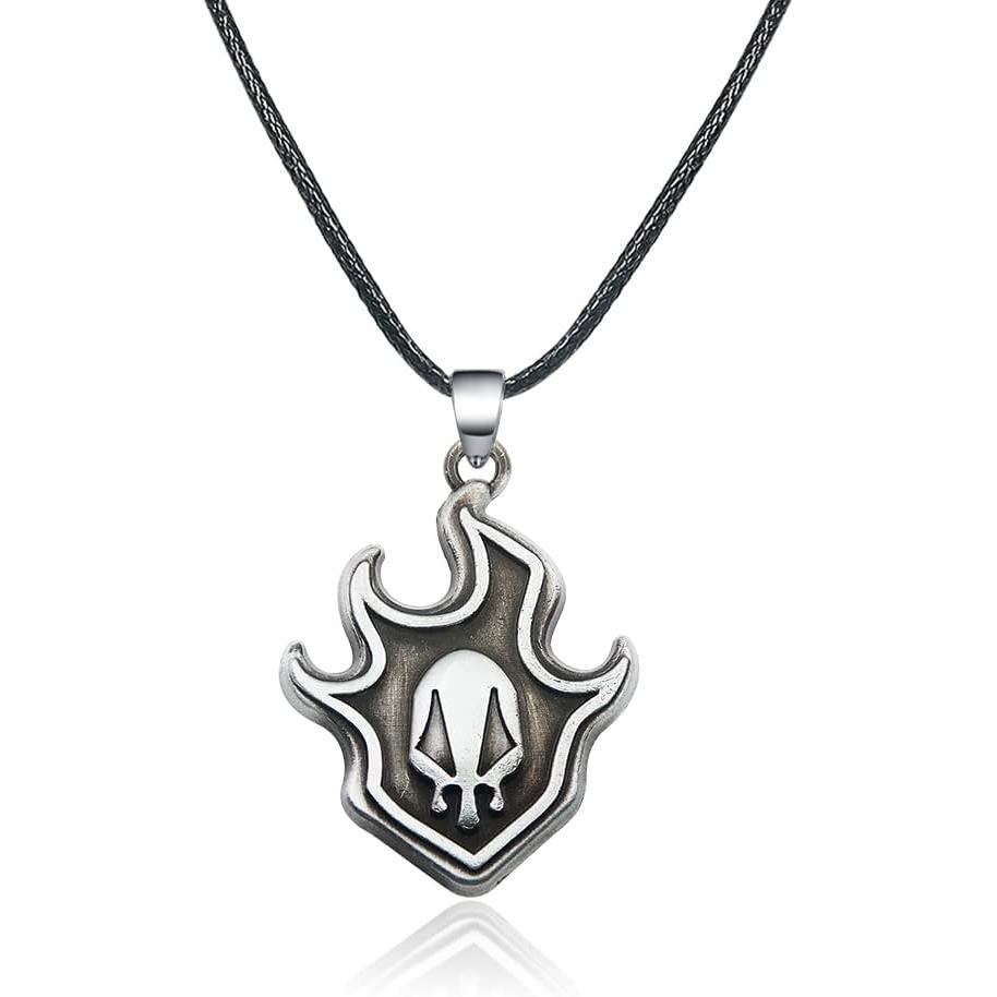 Ichigo Kurosaki Anime Mặt Dây Chuyền Vòng Cổ - Ichigo Flaming Shinigami Chain - Giáng Sinh Anime Cos
