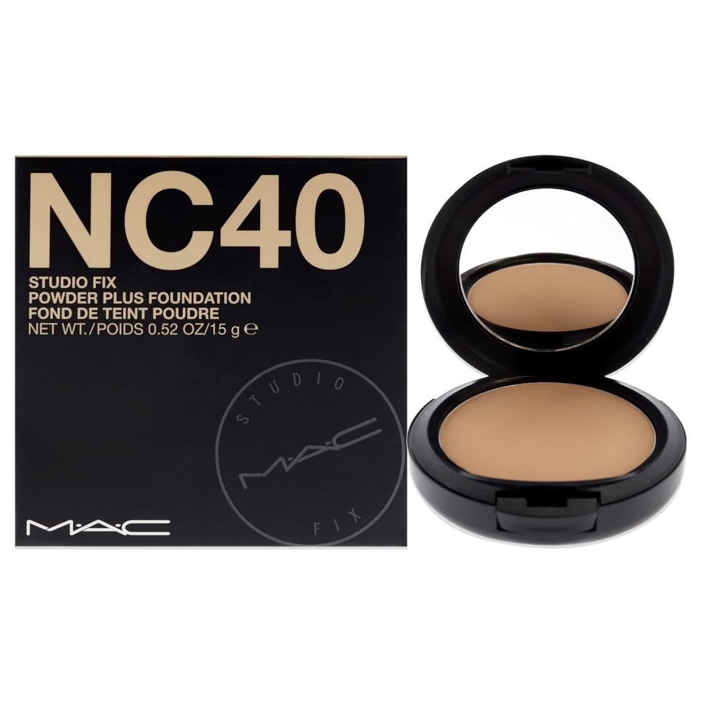 Kem nền MAC Studio Fix Powder Plus dành cho nữ, NC40, 0,52 Ounce 6JAB