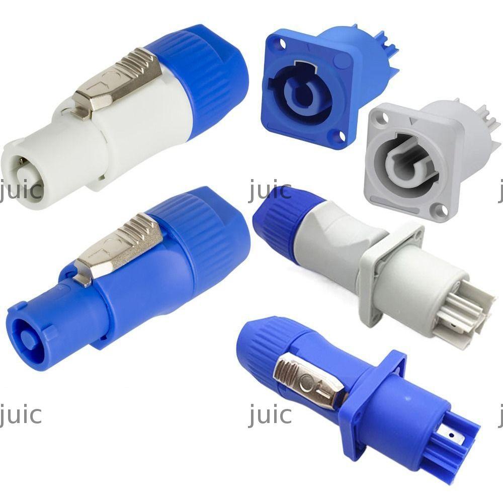 JUIC NAC3FCA NAC3FCB AC Nam Cắm, 3 PIN 250V Powercon Connector, 3 Pin Nam Cắm Xanh Trắng 20A Ổ Cắm Â
