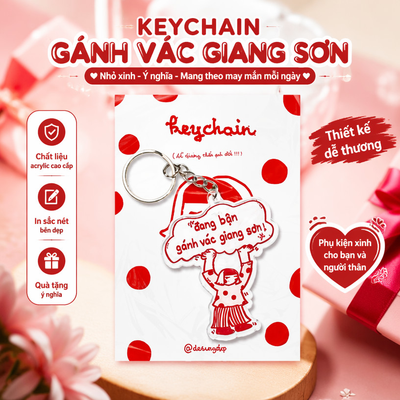 Keychain 'gánh vác giang sơn' nlp shop