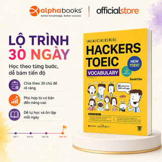Sách - Hackers TOEIC Vocabulary - Tự học Toeic mỗi ngày (Gamma Books)