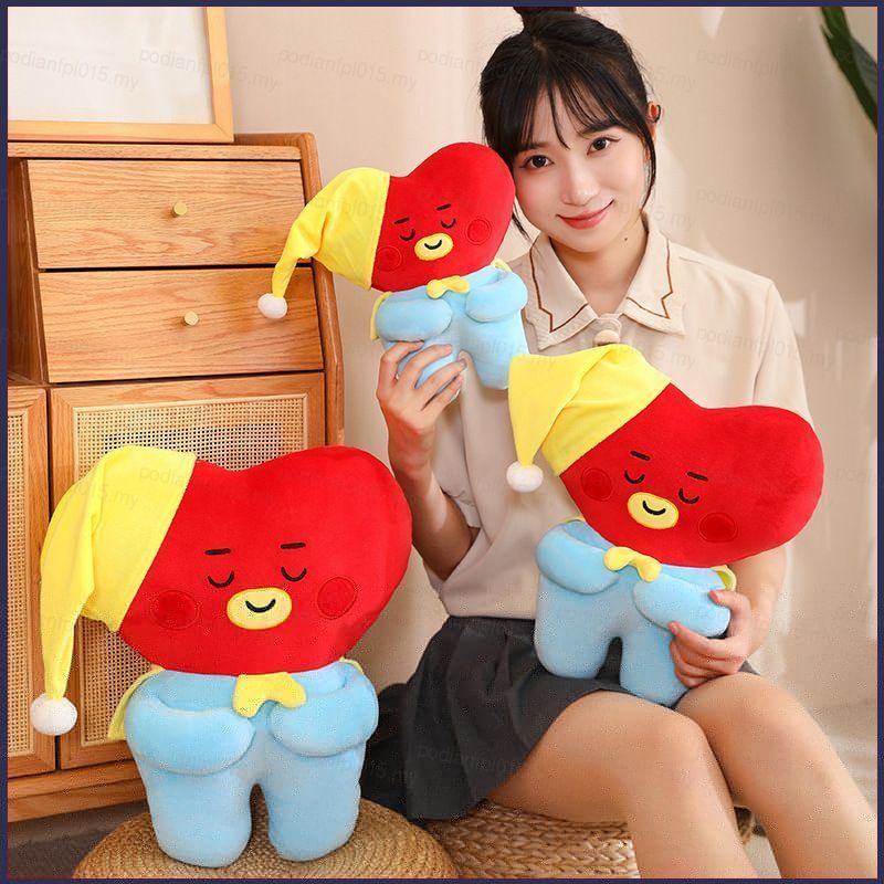 PF BTS BT21 Cooky Jungkook Mang J-Hope Chimmy Jimin Sleepy Series Sang Trọng Búp Bê Pyjama Gối Sang 