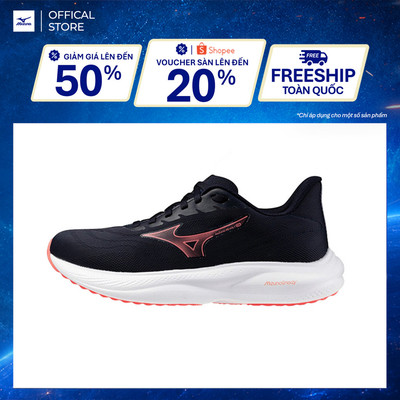 Giày Chạy Bộ Nữ Mizuno Mizuno Revolt 4 - Đen đỏ - J1GD258121