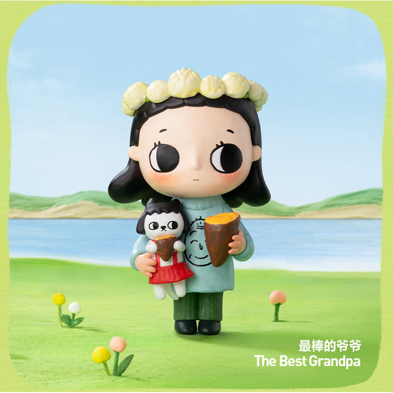 POPMART NYOTA x Chibi Maruko Chan Đồ chơi nghệ thuật BKRS