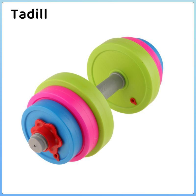 Tadill Kids Dumbbell Set Playset Thể hình cho bé trai bé gái Tập luyện sức mạnh Đa năng Trẻ em vui n