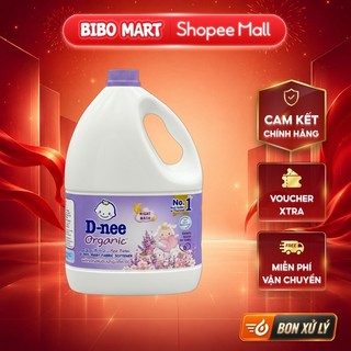 [KOL] Nước Xả Quần Áo Em Bé Dnee Night Wash Làm Mềm Nhẹ Dịu An Toàn Cho Da Bé 2800ml - Bibo Mart