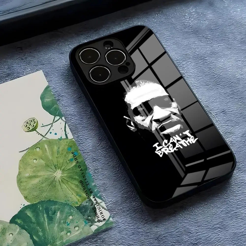 BK-1 George Floyd Ốp Lưng Điện Thoại IPhone 17 16 15 14 Pro 11 13 12 Mini 6 8 7 Plus SE Kính Thiết K