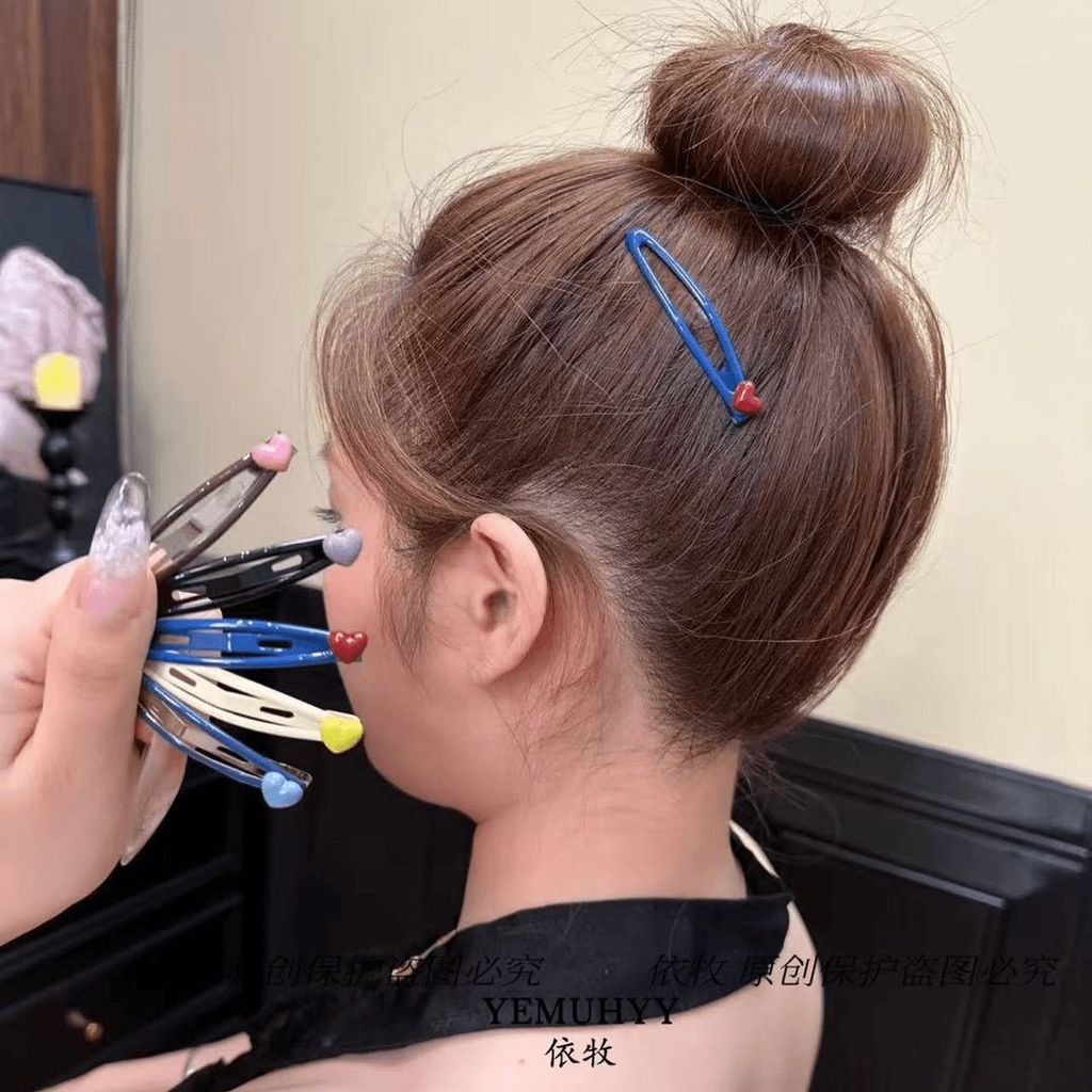 Dadongmen Ánh Sáng Sang Trọng Cao Cấp Cảm Giác Tình Yêu Breaking Clip Trán Nổ Tóc Gãy Tidy-up Kẹp Tó