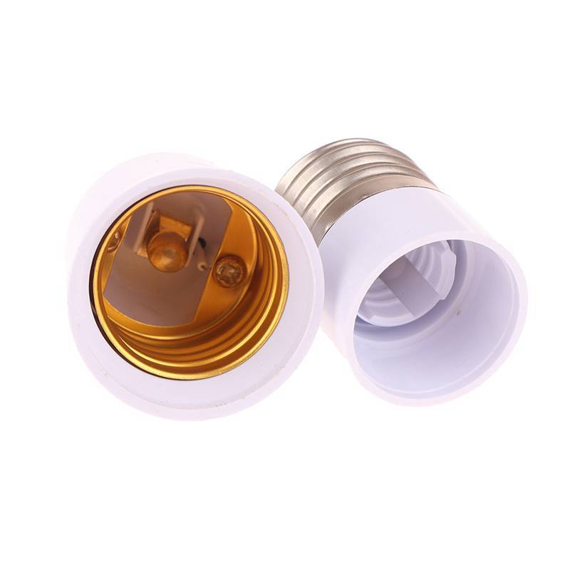 AdaChoi 1 Bóng Đèn LED Chuyển Đổi E14 Sang E27 / E27 Sang E14 Đế Bóng Đèn E14 Nữ E27 Nam Adapter Chu