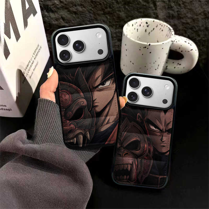Ốp Điện Thoại Down Jacket Cho iPhone 11 12 13 14 15 16 17 18 Pro Max [Dragon Ball] Vỏ Điện Thoại Mềm