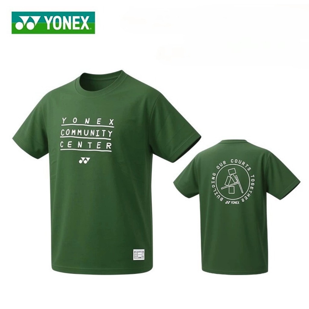 Áo thun thể thao nam nữ YONEX 80th Anniversary cotton mềm cao cấp, tay ngắn, cỡ lớn 0807