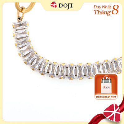 Lắc Tay nữ Blue Rebel Chain mạ vàng cao cấp, cá tính, hiện đại, thích hợp đi làm đi tiệc đi chơi - DOJI