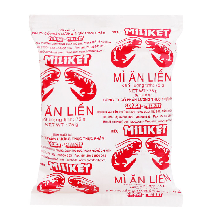 Mì Miliket giấy 75g - 00460