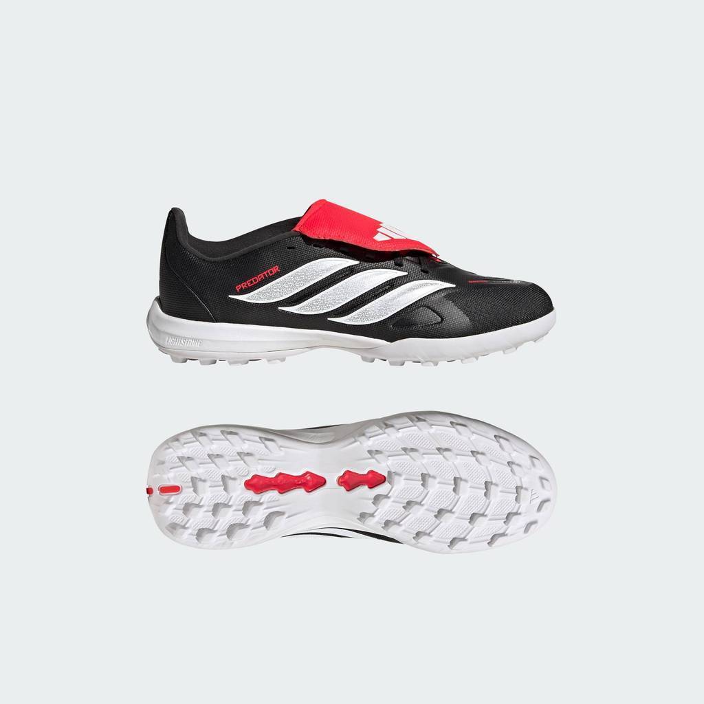 adidas Football PREDATOR LEAGUE Fold-Over Tongue Turf Football Shoes Kids Unisex Black JS1041