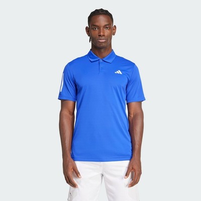 adidas Quần vợt & Padel Tennis Áo Polo Tennis 3 Sọc Club Nam Màu xanh da trời IZ3220