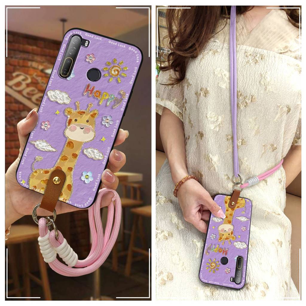 Ốp Mềm Chống Bụi Bẩn Ốp Lưng Điện Thoại HTC Desire 20 Pro / D20 Pro Dây Bền Chống Bụi Dễ Thương Chéo