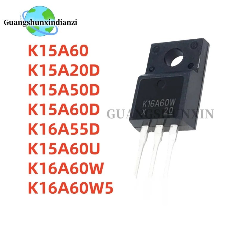 1-5 Chiếc K15A20D K15A50D K15A60D K15A60U K15A60 K16A60W K16A55D K16A60W5 TO-220F Bán Buôn Hiệu Ứng 