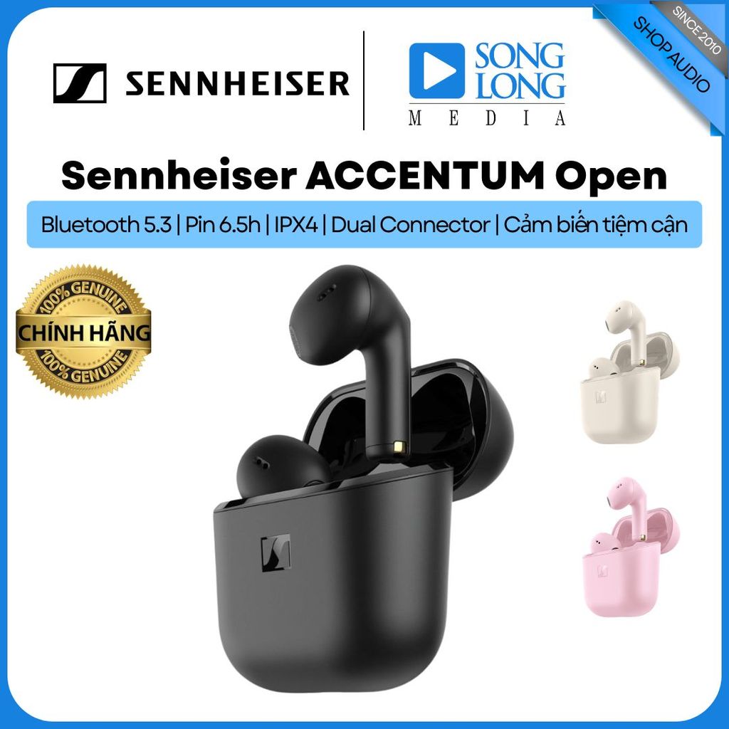 Tai nghe Sennheiser ACCENTUM Open -  Hàng Chính Hãng - Songlongmedia