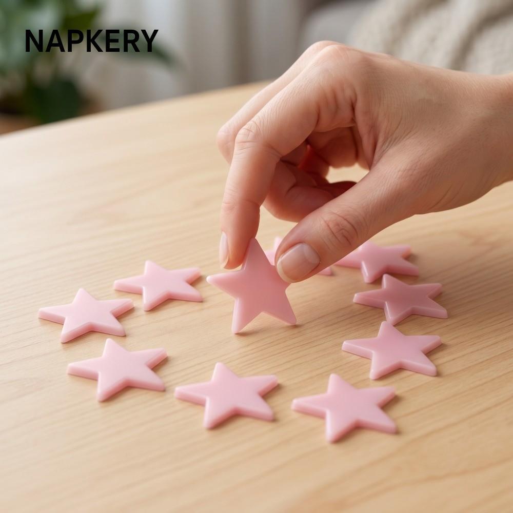 NAPKERY 100 Decal Dán Tường Ngôi Sao, Ngôi Sao Hồng, Màu Trộn Sáng Ngôi Sao Dán, Decal Ngôi Sao Tran