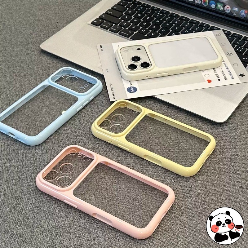 Vỏ viền MacaronColor cho OnePlus Nord N300 N200 N30 SE N20 ACE 5 Pro 13R 5G 4G Vỏ trong suốt Vỏ điện