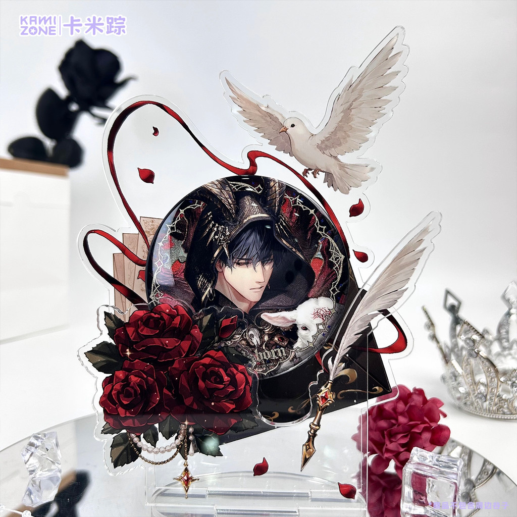[Camille Tracking] Feather Pen Love Note Thanh từ tính Giá đỡ trưng bày Acrylic Valley Beauty Khuyến