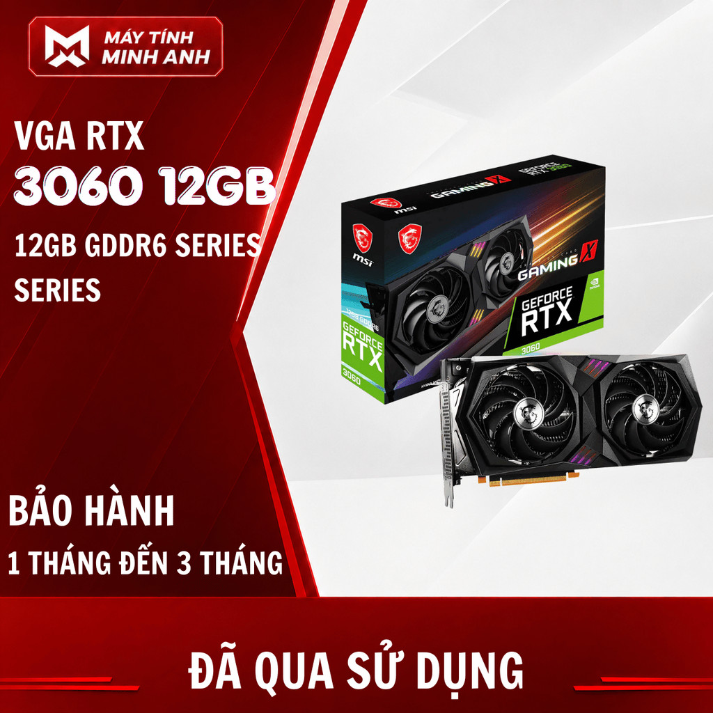 | VGA RTX 3060 12GB | Card màn hình RTX 3060 12GB  - Colorful / MSI / GIGABYTE / GALAX / ASUS