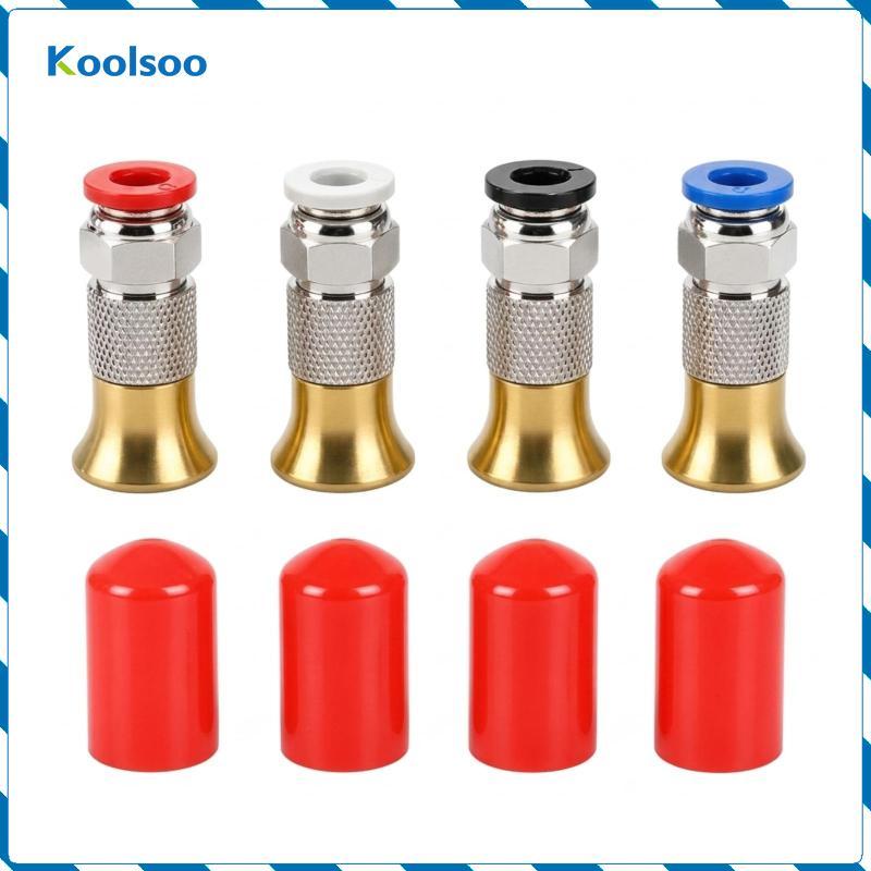 4 Miếng PC4-M6 Lắp Chống Oxy Hóa PC4-M6 Phụ Kiện Đầu Nối Khí Nén Dài Phụ Kiện Nhanh Chắc Chắn