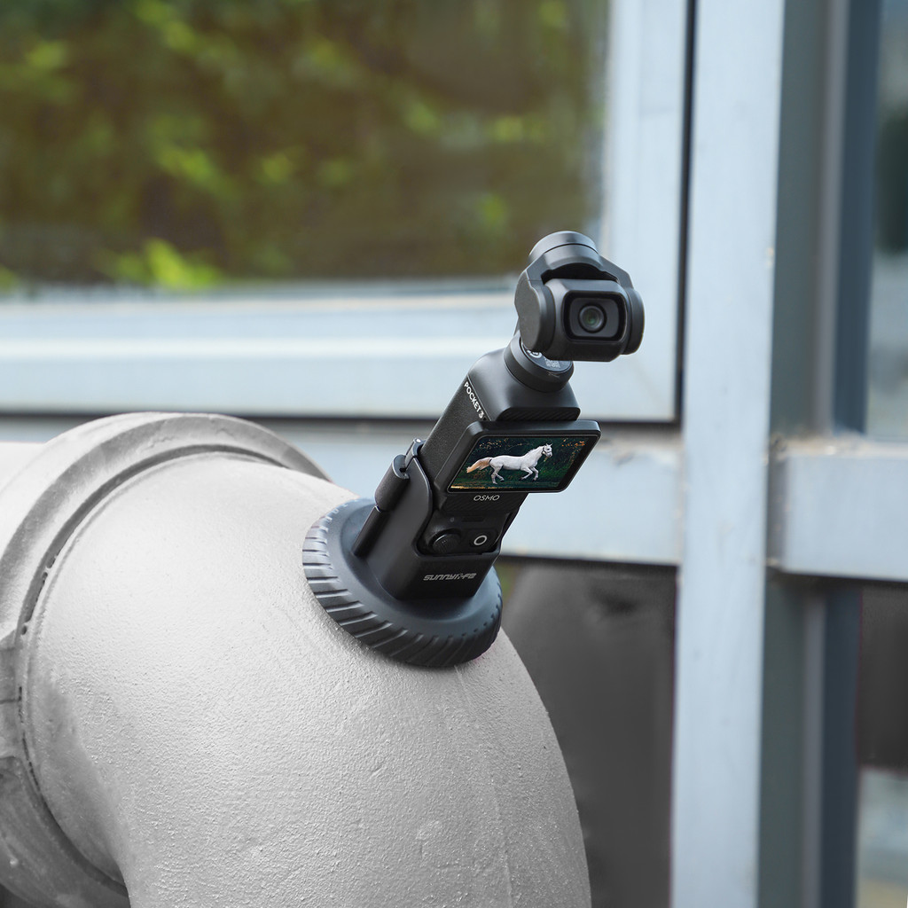 Thích hợp cho dji dji Pocket4pro / 3 Đế từ tính vlog Ngoài trời Người thứ ba Được biết đến như Giá đ