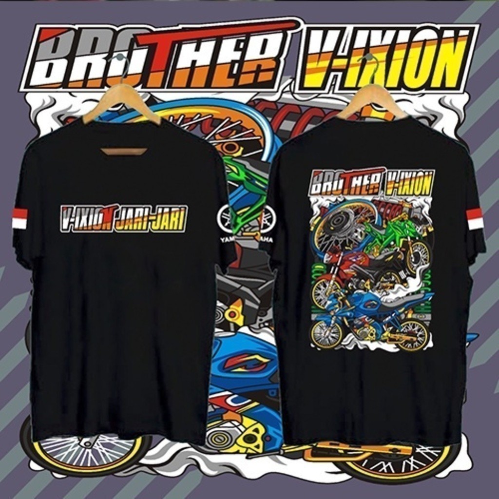ÁO THUN V-IXION BROTHER YAMAHA ĐEN PRIVATE | ĐƠN GIẢN, DYNAMIC VÀ GIVES MỘT LỊCH THƯỜNG XUYÊN