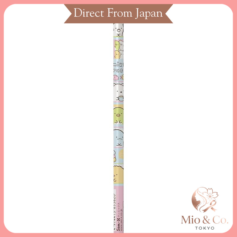 Sumikko Gurashi Cap - Pink, Blue, Size: H8×W6.5×D1.1cm and Pencil 4B - Size: H17.5×W0.8×D0.8cm