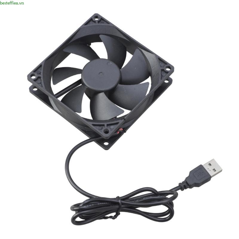 Beste 5V USB PC Router Fan 92MM Quạt Làm Mát Không Chổi Than Di Động Quạt Làm Mát Thay Thế
