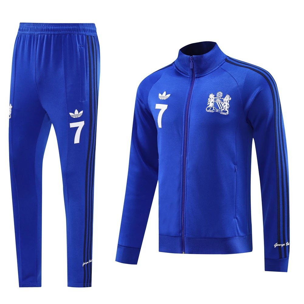 Phong Cách Mới 2425 Manchester United Jersey 2024 Thu Đông Áo khoác Manchester United George Best Co