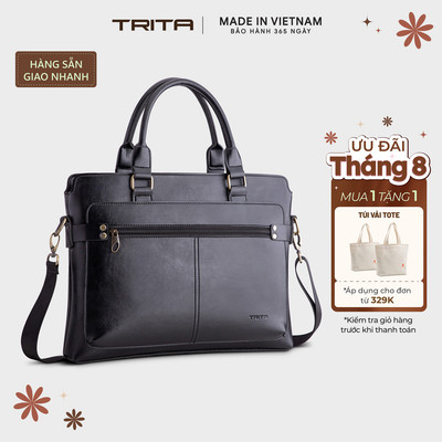 Cặp công sở Trita (Thời trang nam đa năng - Cặp da TCA12) Bagsmart