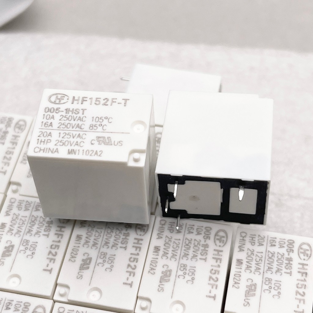 Miễn Phí Vận Chuyển Chính Hãng HF152F-T 005-1HST Macro 20A 5V 5VDC 4 Chân HF152FD 5-1HT