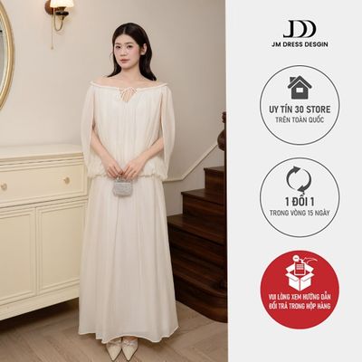 Chân Váy Dài Nhún Ngang Hông 4L11.2605. Chân Váy Dài Nữ Tính Thanh Lịch, Chân Váy Dáng Dài Đi Làm Công Sở, Đi Tiệc JM