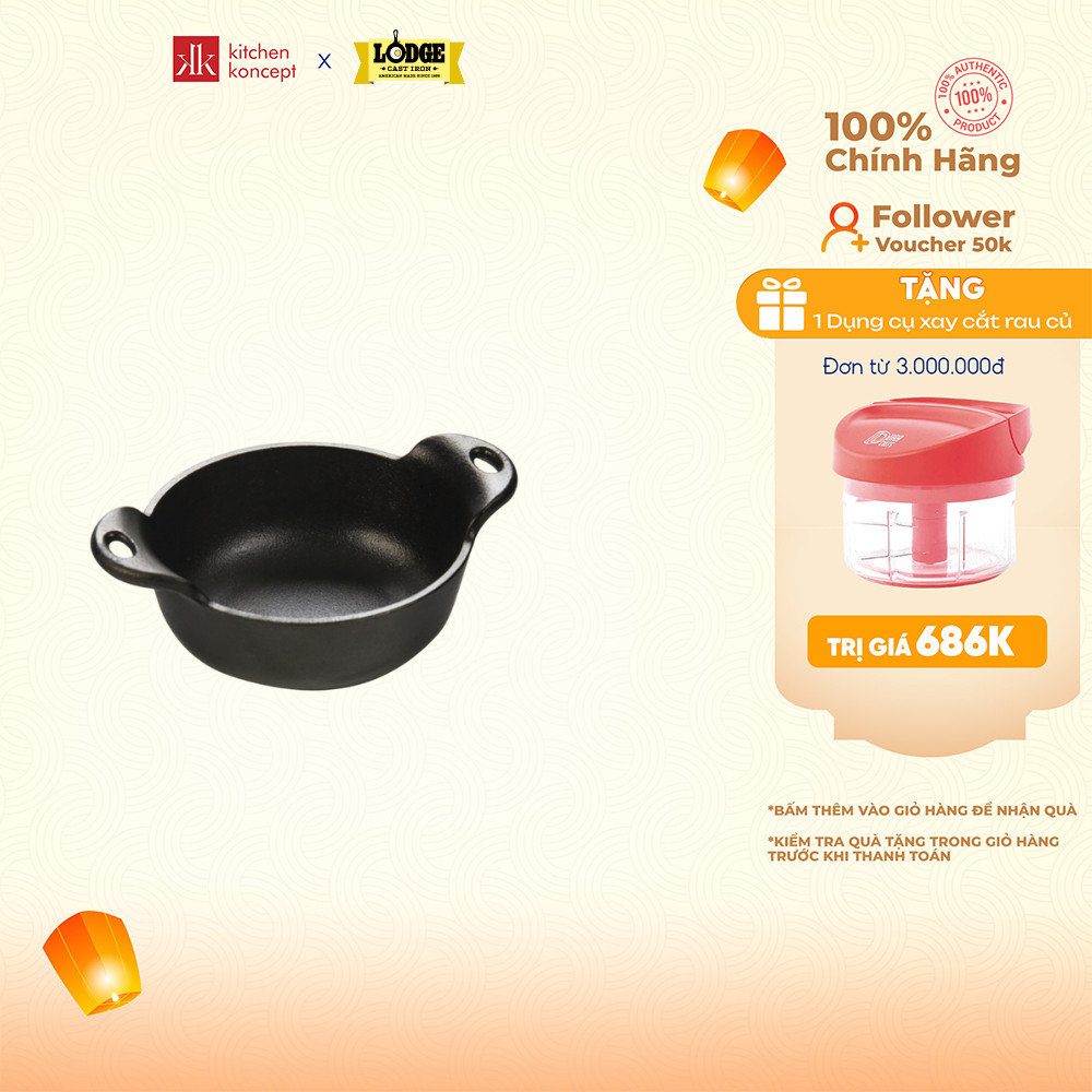 Nồi Gang Lodge Để Bàn 0.35L