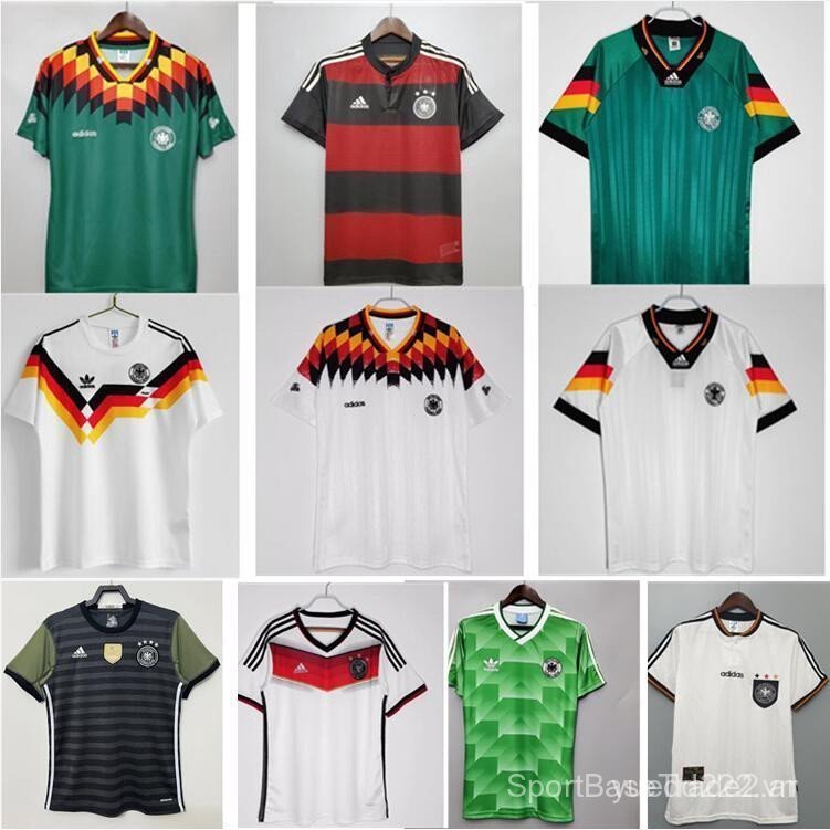 Retro Jersey Retro SSS + Áo Bóng Đá Đức 2014 1990 1992 1994 Sân Nhà Đức Sân Khách Cổ Điển Retro Jers