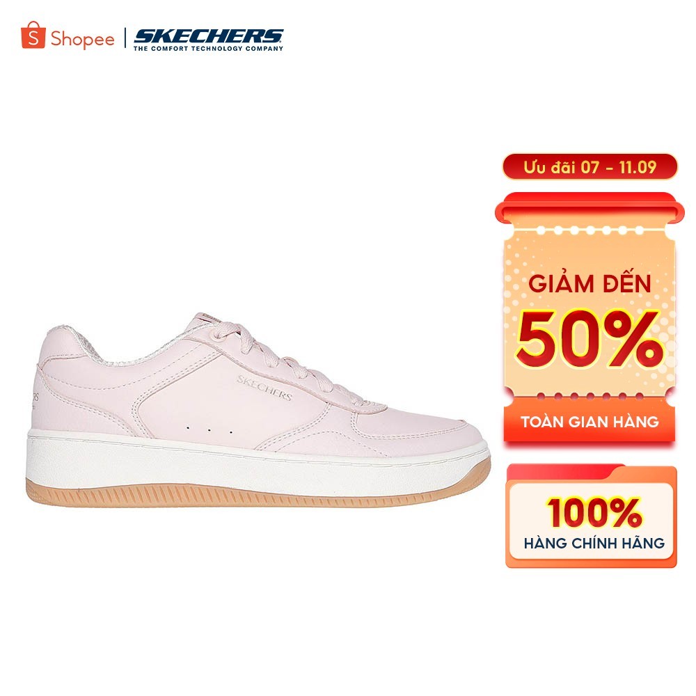 Giày Thể Thao Nữ Skechers Court Classics Sport Court 2.0 Core Essential-185160-PNK Air-Cooled Memory